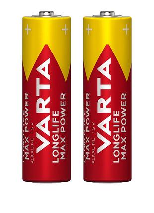 Батарейка varta longlife max power aa alkaline (2 штуки, без упаковки)