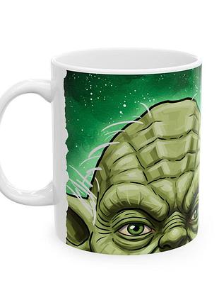 Чашка с принтом "yoda" звездные войны