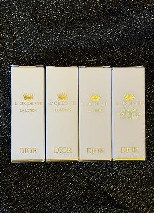 Набір міні засобів dior l’or de vie