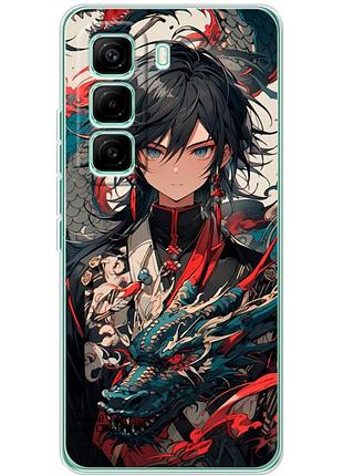 Чехол силиконовый с картинкой на infinix hot 60 pro (аниме, anime)