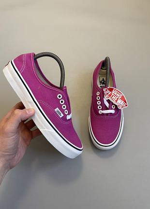Кеды vans authentic purple new 38.5(24.5cm) new knu skool ultracush