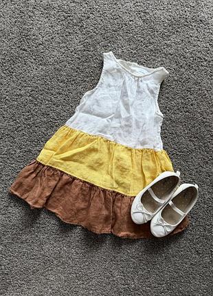 Сукня дитяча 100% льон zara