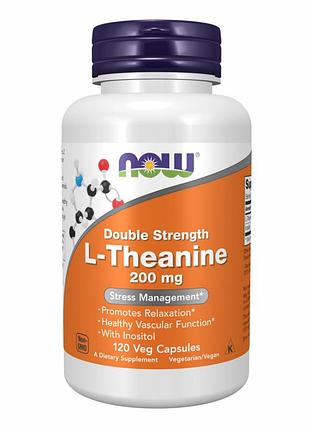 L-теанин l-theanine 200mg - 120 vcaps для снижения стресса