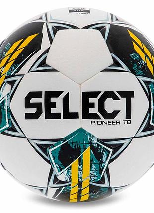 Мяч футбольный select pioneer tb fifa basic v23 pioneer-wy №5 белый-желтый