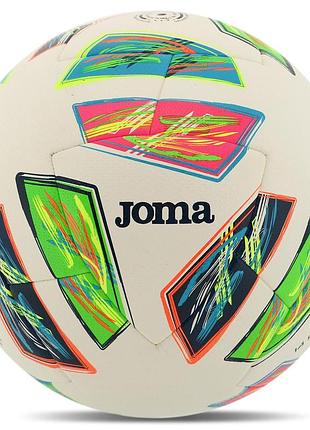 Мяч футбольный joma dinamic iv 401495-023-t5 №5 белый-салатовый