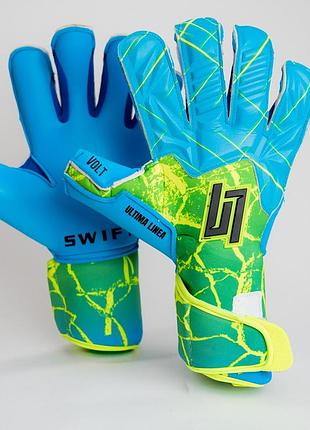 Вратарские футбольные перчатки ultima linea volt профессиональные