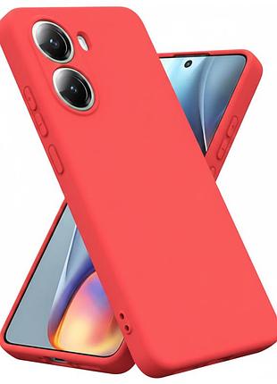 Чехол fiji full soft premium для poco x7 pro противоударный бампер с микрофиброй red