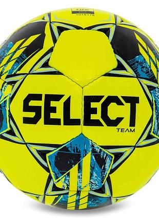 Мяч футбольный select team fifa basic v23 team-fifa-yb №5 желтый-синий
