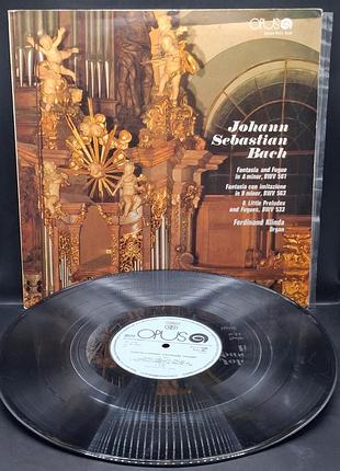 Johann sebastian bach / ferdinand klinda – fantasia and fugue in a minor / платье /винил /vinyl /vintage