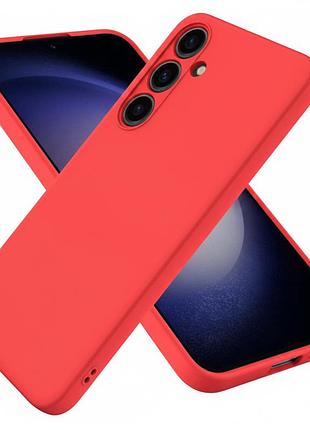 Чохол fiji full soft premium для samsung galaxy s25 plus (s936) протиударний бампер з мікрофіброю red