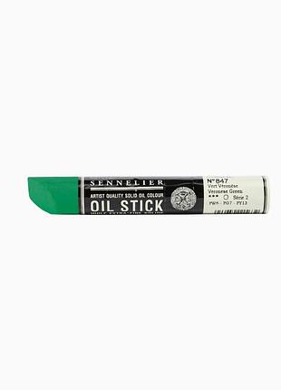 Краска олійная в форме пастели sennelier oil stick, 38 мл, s2, веронский зеленый (veronese green)