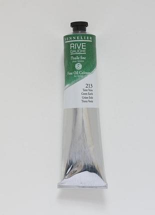 Олійная краска rive gauche 200ml - green earth