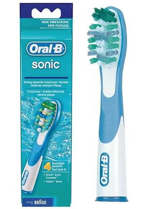 Насадки для зубной щетки braun oral-b sonic sr18 4 шт сменные насадки для электрической щетки