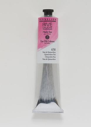 Олійная краска rive gauche 200ml - quinacridone pink