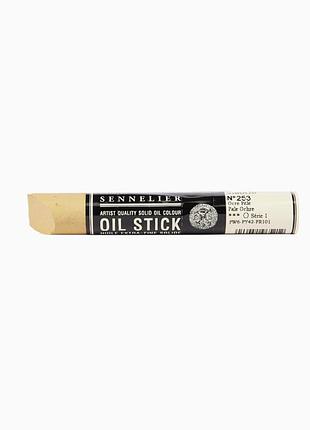 Фарба олійна у формі пастели sennelier oil stick, 38 мл, s1, бліда охра (pale ochre)