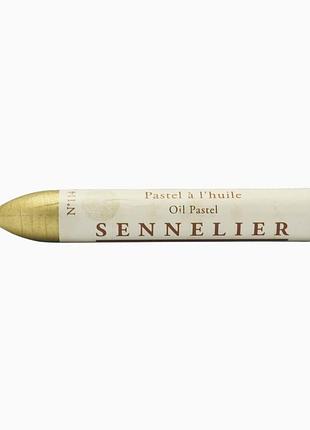 Велика олійна пастель sennelier, 36 мл, насичений золотий (rich gold)