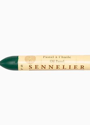 Велика олійна пастель sennelier, 36 мл, кіновар зелена глибока (cinnabar green deep)