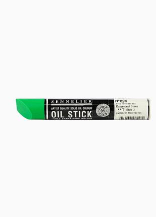 Краска олійная в форме пастели sennelier oil stick, 38 мл, s3, неоновый зеленый (neon green)