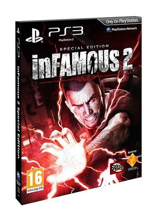 Infamous 2 special edition + картонный 3d футляр, английская версия - диск для playstation 3