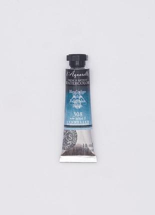 Акварельная краска l'aquarelle sennelier, 10 мл, s1 - индиго (indigo)