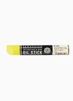 Краска олійная в форме пастели sennelier oil stick, 38 мл, s3, кадмий лимонно-желтый (cadmium lemon yellow)