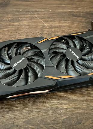 Відеокарта gtx 1050ti 4 gb gigabyte (gv-n105twf2oc-4gd) б/у