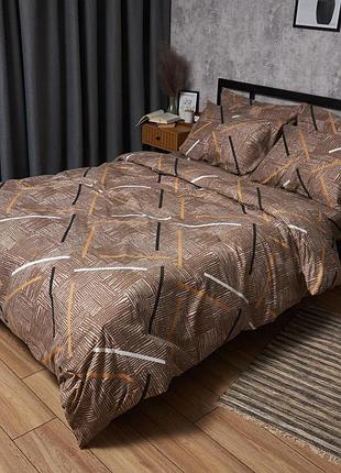 Комплект постельного белья moon&star микросатин premium terra style king size 220x240 наволочки 2х70х70