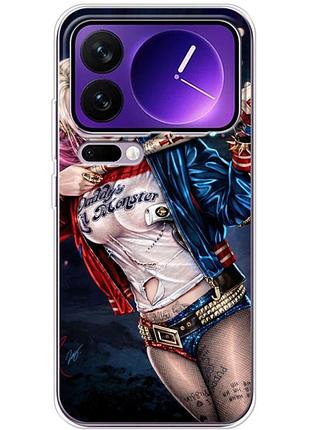 Чехол силиконовый с картинкой на xiaomi 17 pro max (харли квинн, harley quinn)