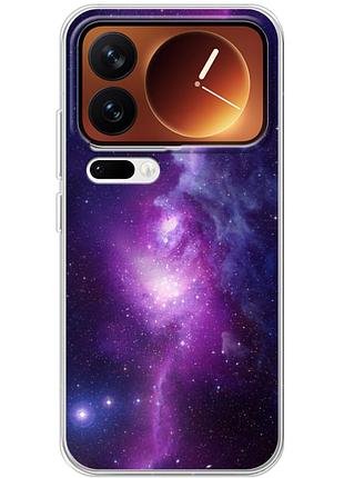 Чехол силиконовый с картинкой на xiaomi 17 pro (космос)