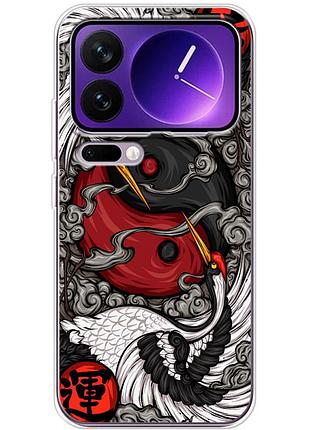 Чехол силиконовый с картинкой на xiaomi 17 pro max (знак инь янь)