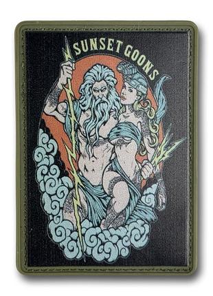 Патч (нашивка) "sunset goons" пвх
