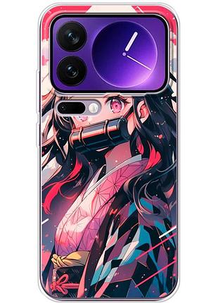 Чехол силиконовый с картинкой на xiaomi 17 pro max (аниме, anime)