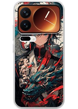 Чехол силиконовый с картинкой на xiaomi 17 pro (аниме, anime)