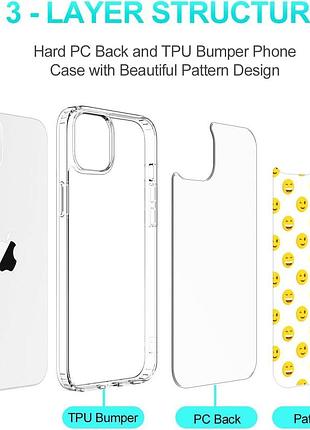 Панель losvick для iphone 12 mini с смайликами 2