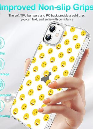 Панель losvick для iphone 12 mini с смайликами 6