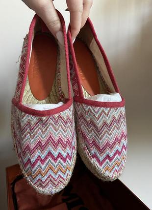 Продам нові еспадрильї missoni !! оригінал !! 36р