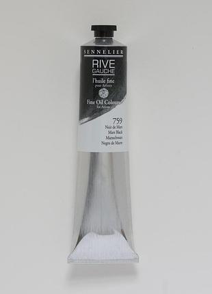 Олійная краска rive gauche 200 мл, mars black