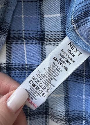 Фланелевая рубашка в клетку 6