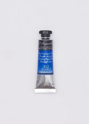 Акварельная краска l'aquarelle sennelier, 10 мл, s2 - ультрамарин светлый (ultramarine light)