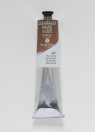 Олійная краска rive gauche 200ml - van dyck brown