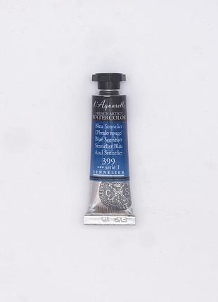 Акварельная краска l'aquarelle sennelier, 10 мл, s1 - синий сеннелье (blue sennelier)