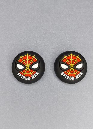 Силиконовые накладки spider-man black ps4 ps5 xbox one x s