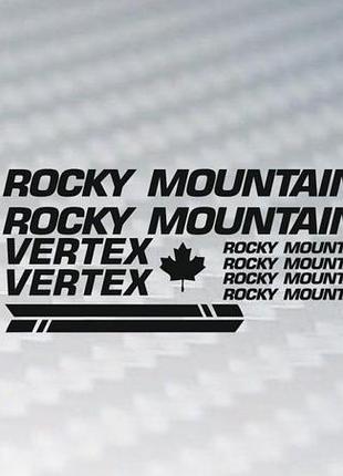 Наклейки на раму велосипеда rocky mountain рок моунтайн