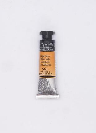 Акварельная краска l'aquarelle sennelier, 10 мл, s1 - лак желтый (yellow lake)