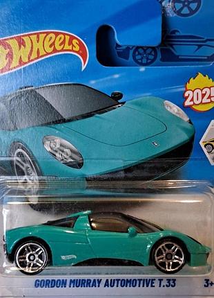 Hot wheels 2025 factory fresh gordon murray t.33 4/5 90/250 jbb70 мюррей машинки базові колекційні хот вілс