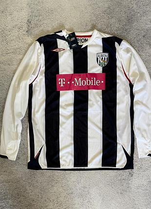 Новий west brom 2006 umbro лонгслів джерсі футбольна форма оригінал