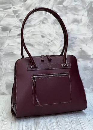 Сумка david jones 6120-1 бордовий