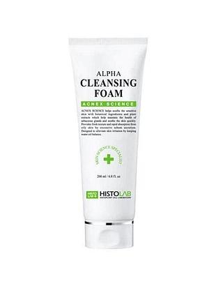 Очищающий гель альфа histolab alpha cleansing foam 200 мл