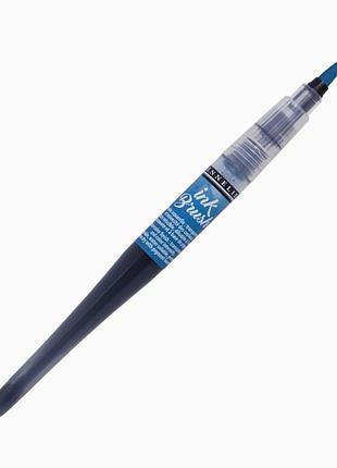 Ручка-пензель з чорнилом sennelier ink brush, ультрамариновий синій (ultramarine blue)