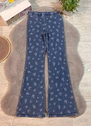 Стильные джеггинсы клеш от h&amp;m стан отлично